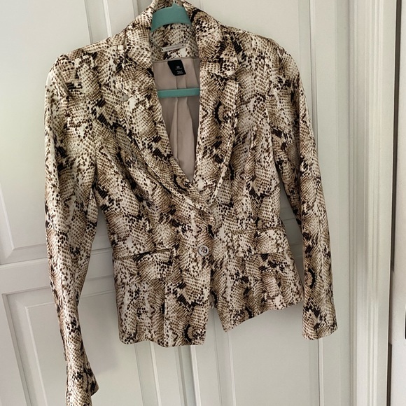 WHBM Snake Print Jacket - Picture 3 of 8